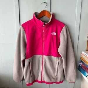 The North Face Denali Fuchsia and Grey Fleece Jacket